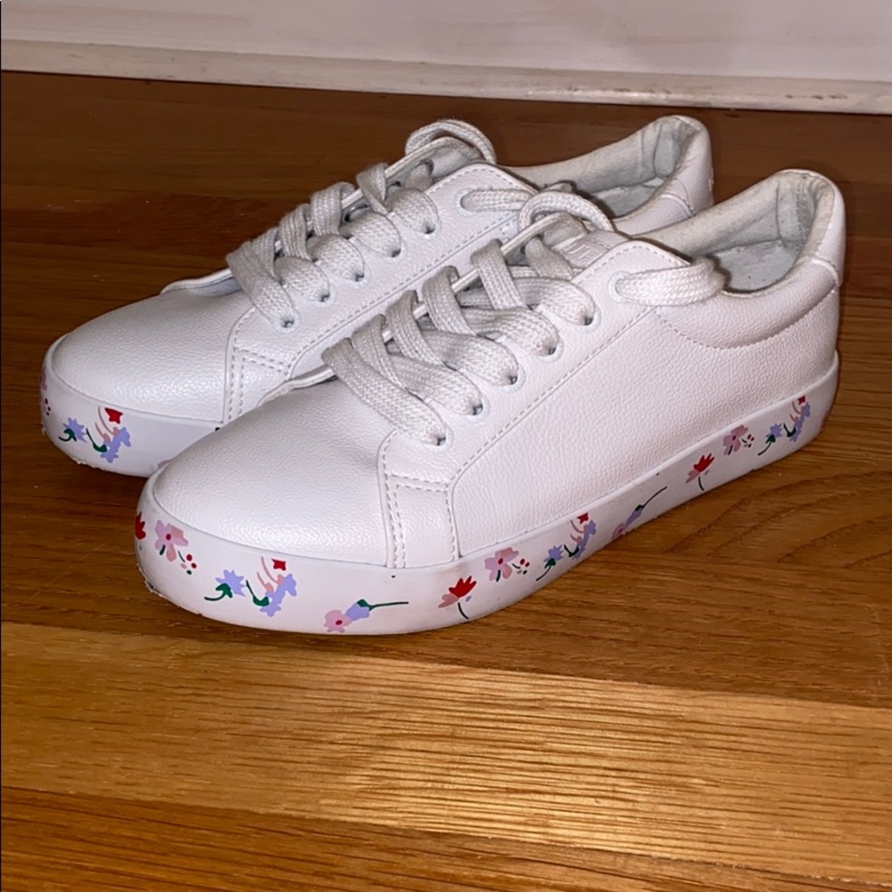 White sneakers